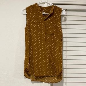 Fossil sleeveless blouse